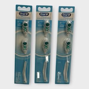 3 Packs Oral-B Deep Clean Replacement Brush Heads with Quick Release Tool, 6ct